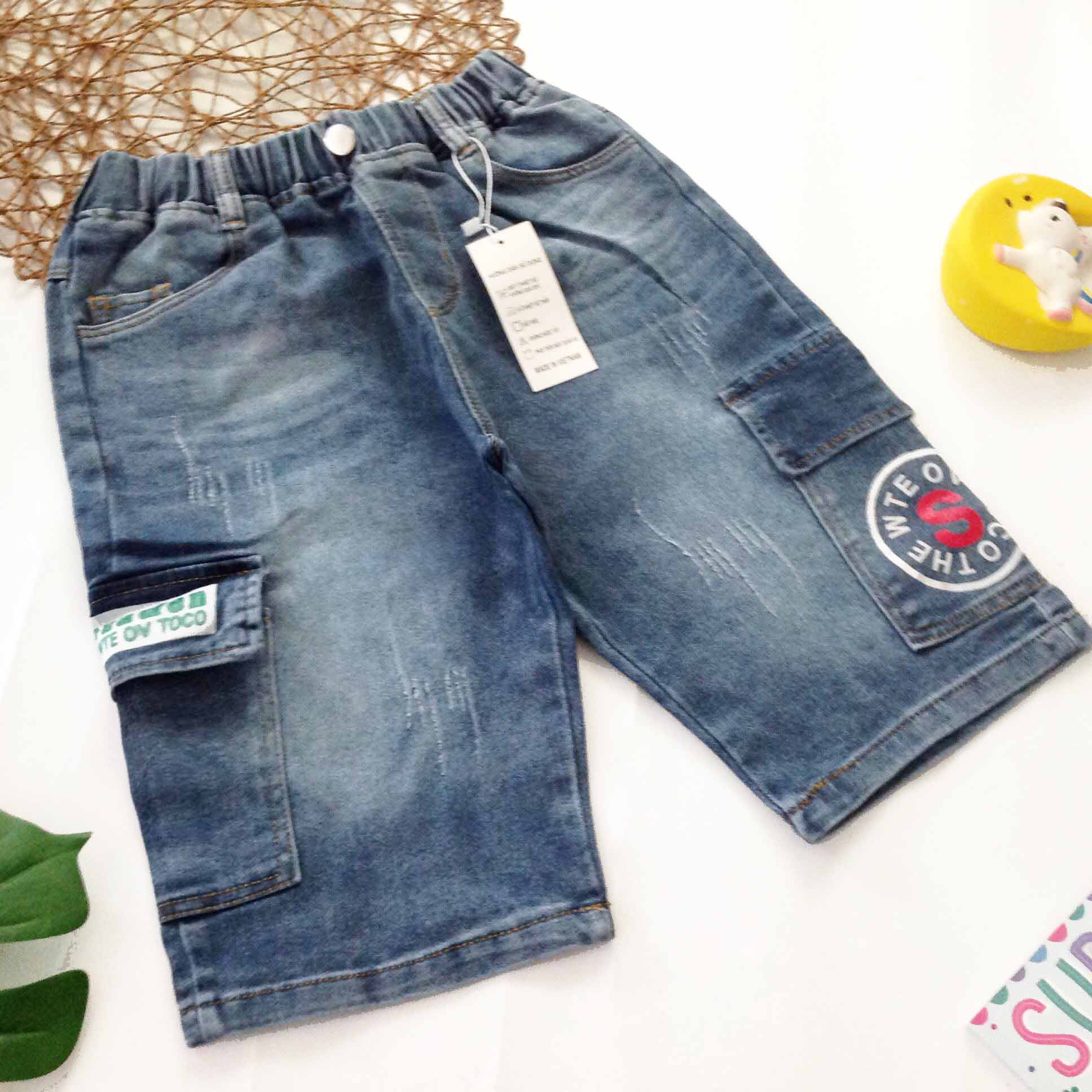 QUẦN SỌT JEAN CO DÃN BÉ TRAI SIZE CỒ