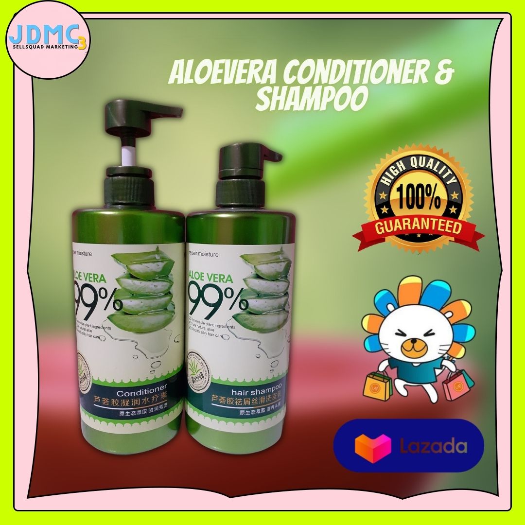 ALOE VERA SHAMPOO + CONDITIONER Aloe Vera Gel Hair Shampoo 800ml