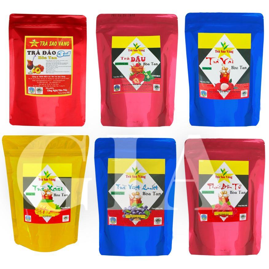 Trà hòa tan Sao Vàng gói 500g