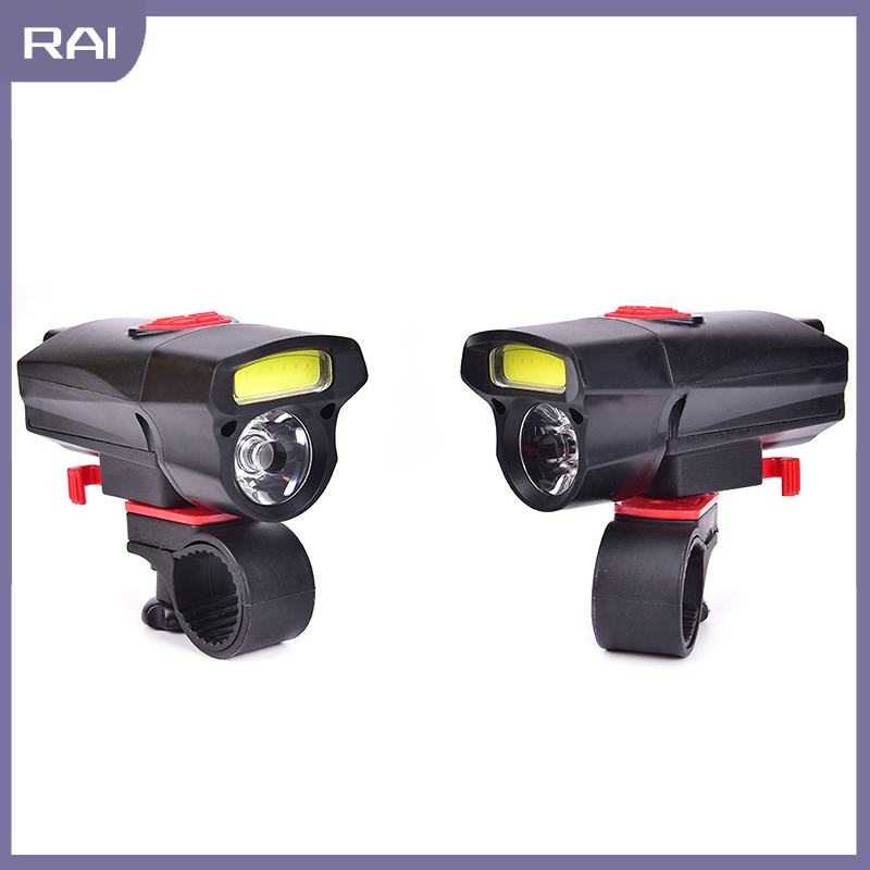 【RAI】 Đèn pin AAA đầu trước xe đạp Đèn LED Xe Đạp