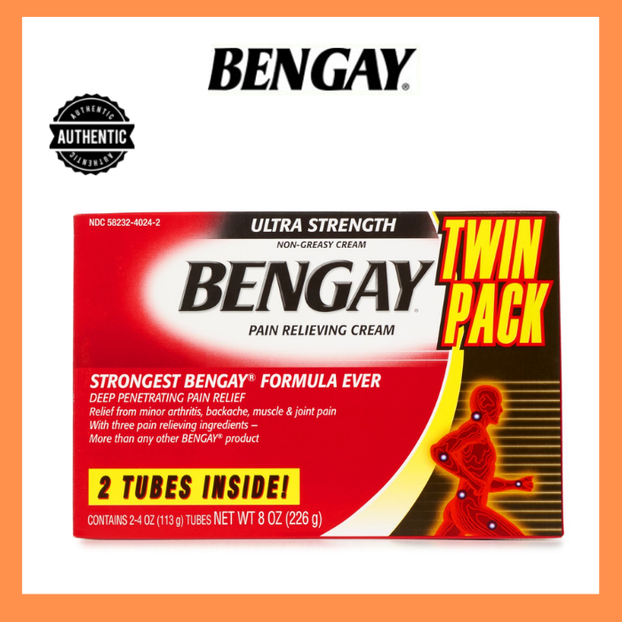 Bengay Ultra Strength Non Greasy Pain Reliever Cream Ointment Sakit ng
