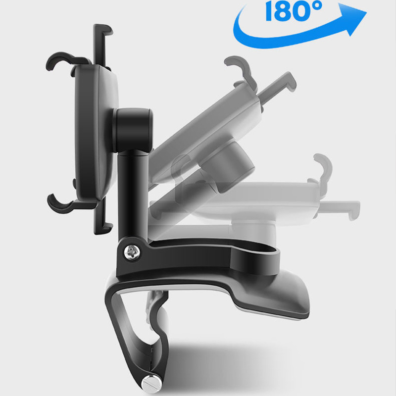 Car mobile phone holder, car multi-function rotation, dashboard, rearview mirror, navigation bracket for car interior simple