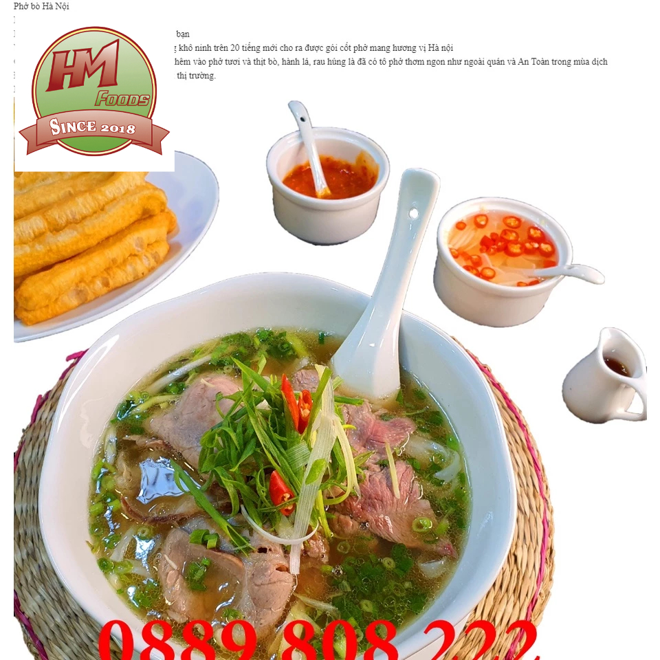 Nước cốt phở bò Hà Nội