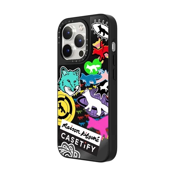 CASETiFY x Maison Kitsuné Case with Magsafe for iPhone 15