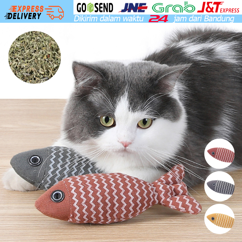 Catnip Ikan Murah Mainan Kucing Boneka Ikan Catnip Catmint Fish
