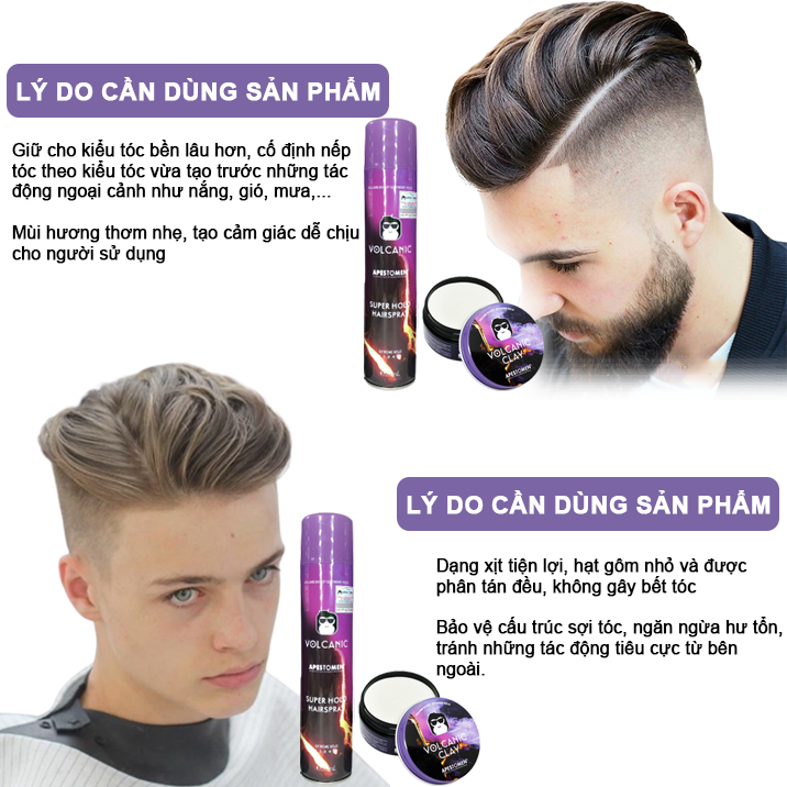 Cách tạo nếp tóc 7 3 cho nam giới - zemahair.com