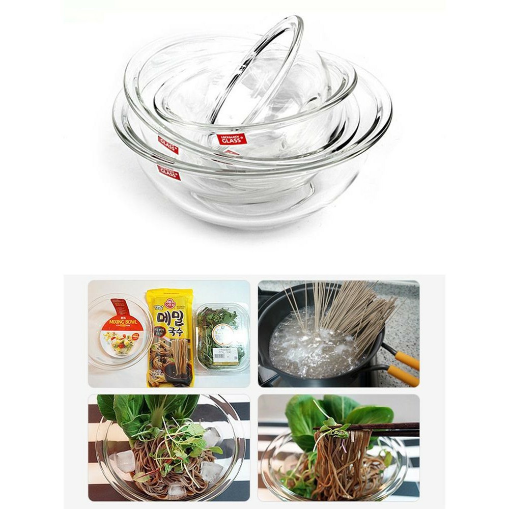 Giao HCM- Đĩa / Thố / Tô trộn Thủy Tinh Lock & Lock