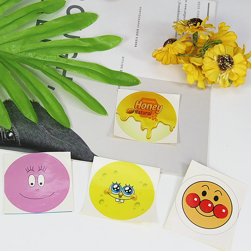 Honey DIY slime box set box sticker round sticker