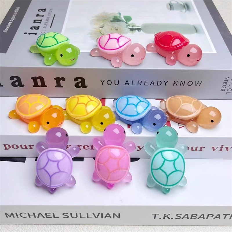 【FreeShipMAX-BOSHIKA】Toy Night Light Cartoon Turtle Fight Collision Blind Bag New Unique Toys Children's Simulated Animal Blind Box Toys