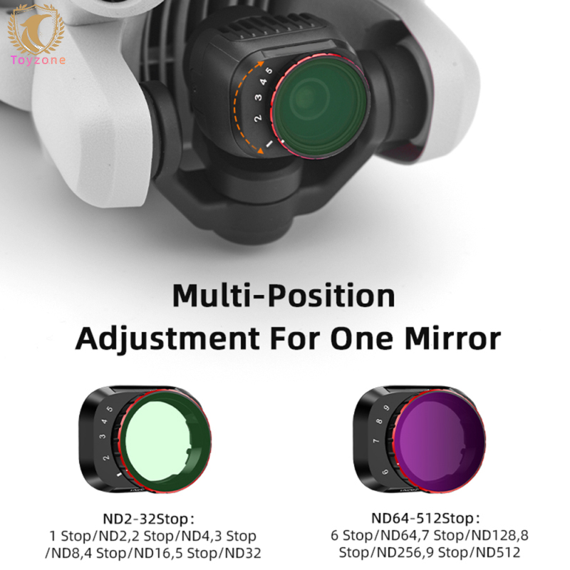 Len Filter Camera Lens Filters Easy Installing VND HD Shooting Lens Filter Accessory Compatible For DJI Mini 4 Pro Drones