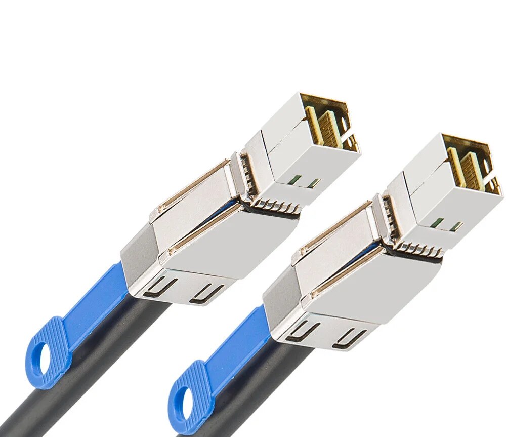 【Top Selling Item】 Mini Sas Sff-8644 To Sff-8644 Server Cable Hd Cable 1m/2m/3m Server Data Cable High Speed 12gbps