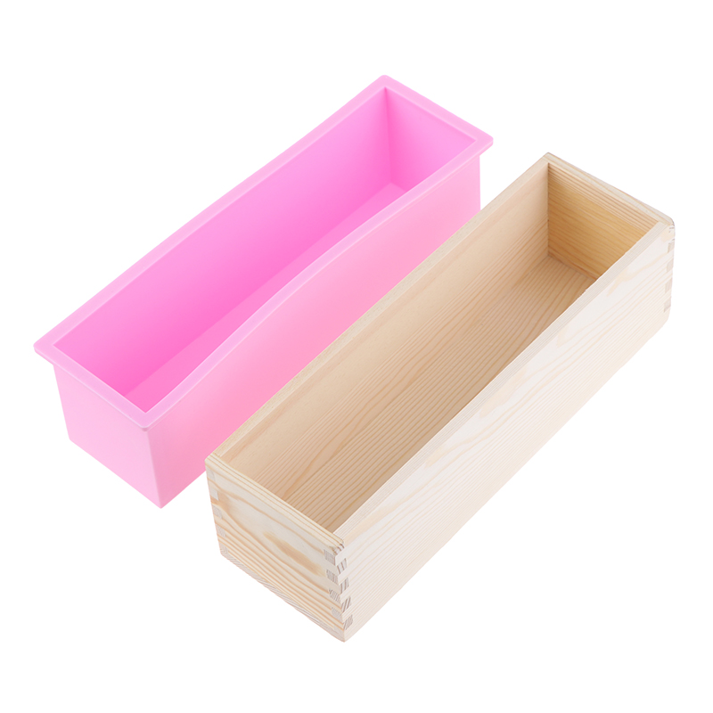 1200ml%20Rectangle%20Silicone%20Soap%20Making%20Mold%20Wooden%20Box%20Handmade%20Craft%20Cake%20Loaf%20Fayshow%20-%20Image%209