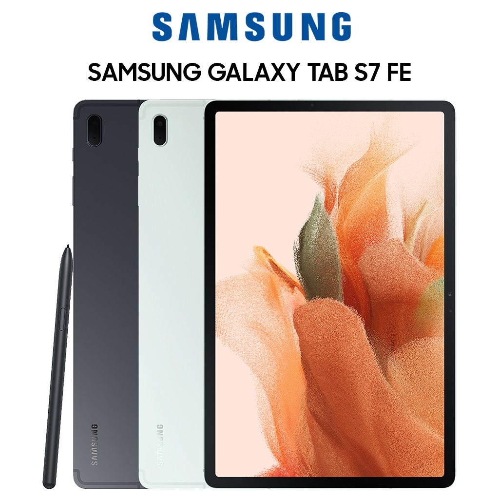 TẶNG BAO DA Máy tính bảng Samsung Galaxy Tab S7 FE LTE 4GB/64GB SM-T735 - Chính Hãng SSVN - Bảo hành 12 Tháng
