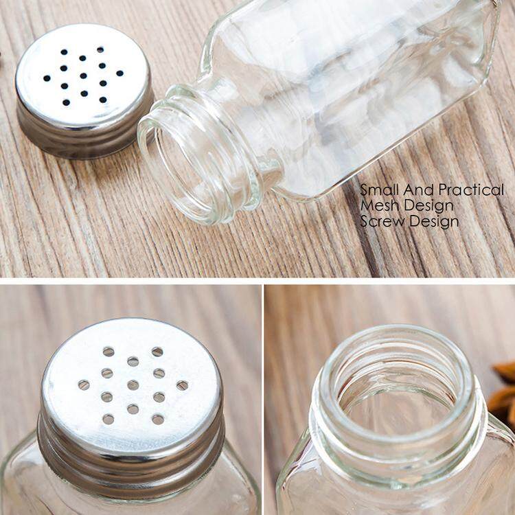 Kitchenware Glass Seasoning Bottle BBQ Seasoning Bottle Sealed Jar Salt Pepper Shaker. 