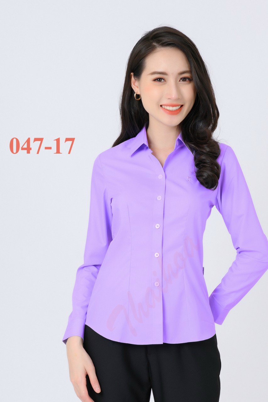Áo sơmi công sở Nữ tay dài - Mã 047( Thương Hiệu Thái Hòa)
