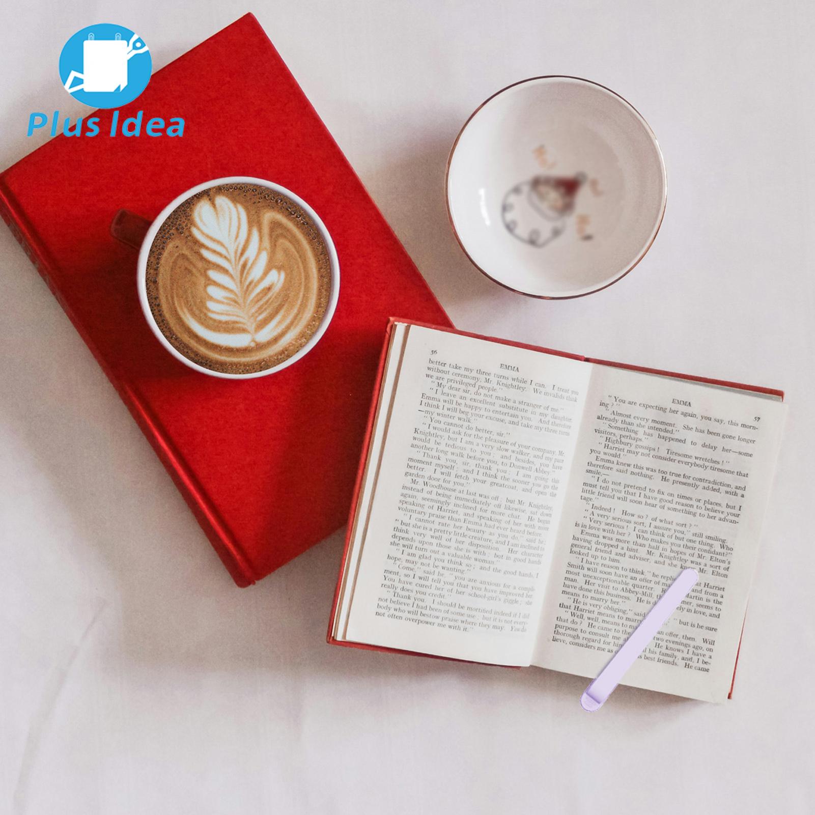 Plus Idea Elastic Bookmark Multifunctional Reading Bookmark Smart Silicone Book Marker Lightweight Portable Page-following Bookmark for Easy Reading Vertical Book Clip for Convenient Use