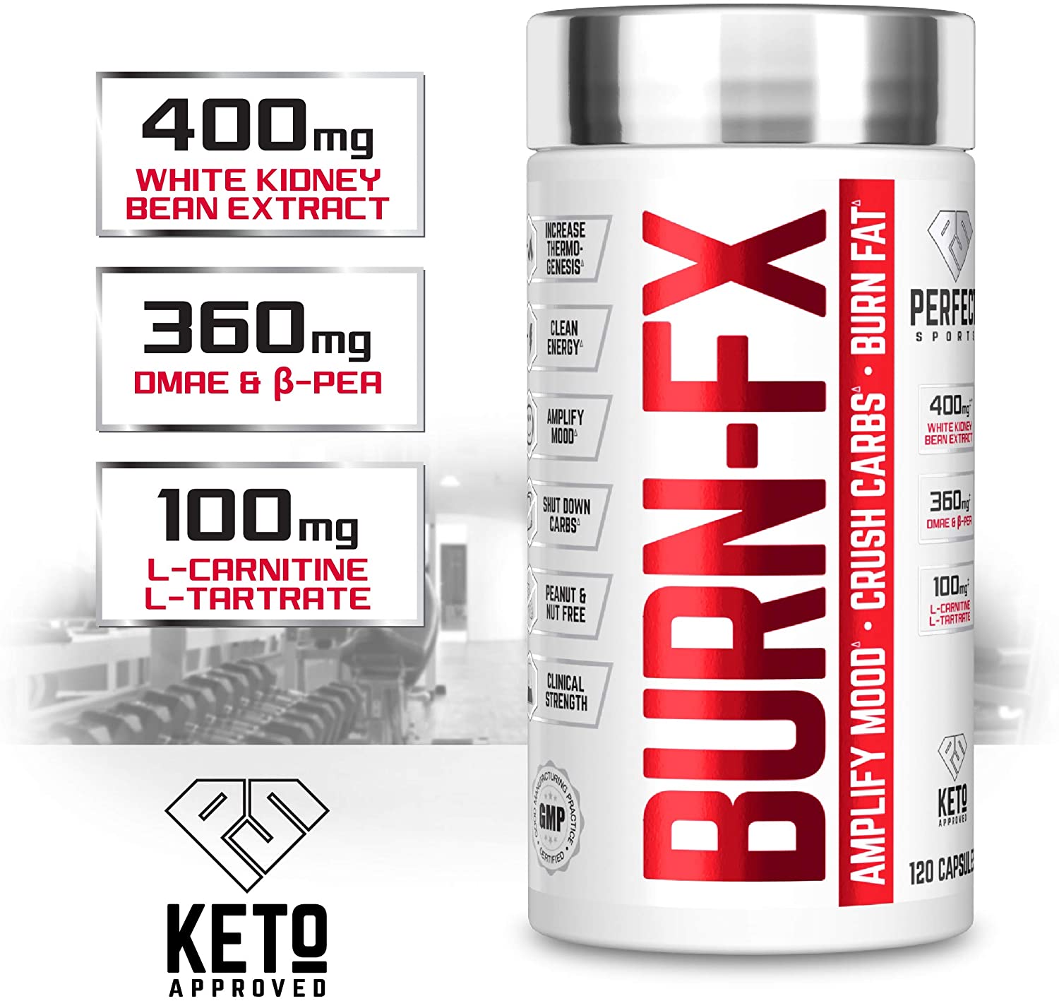 PERFECT SPORTS, Burn-FX Fat Burner (120Viên)