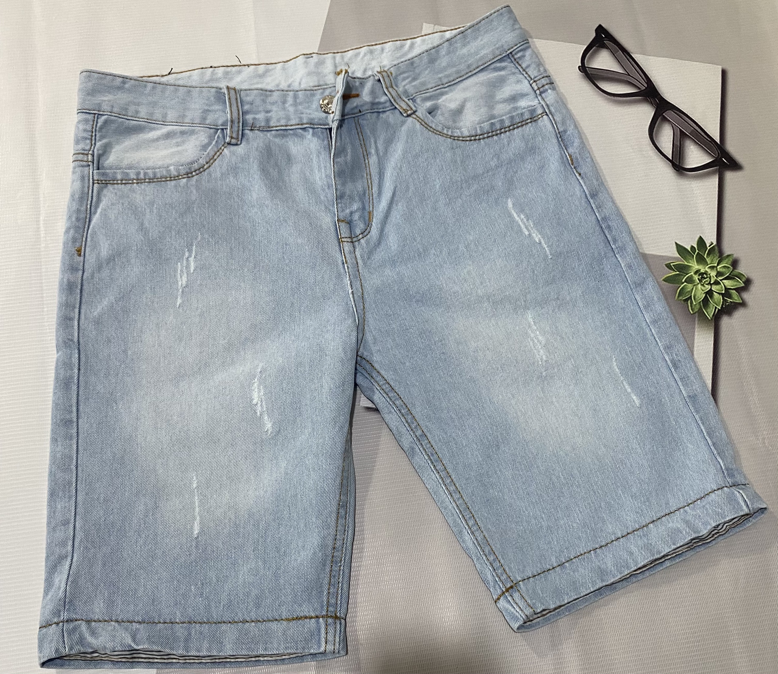 Quần Short Jean Nam Cotton Cao Cấp ht