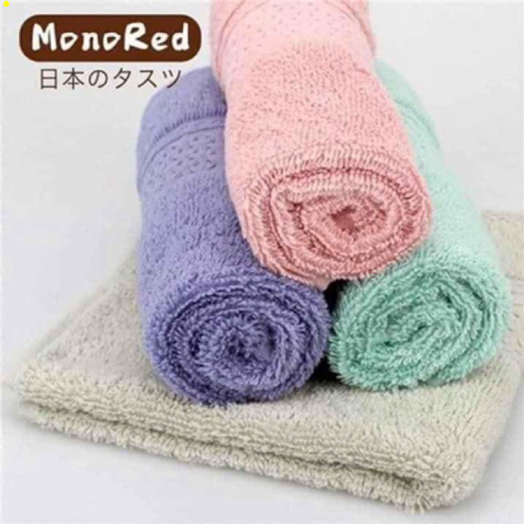 [Shopsi] Sét 3 khăn mặt Monored, SET 3 Khăn Mặt Nhật MonoRed Cao Cấp