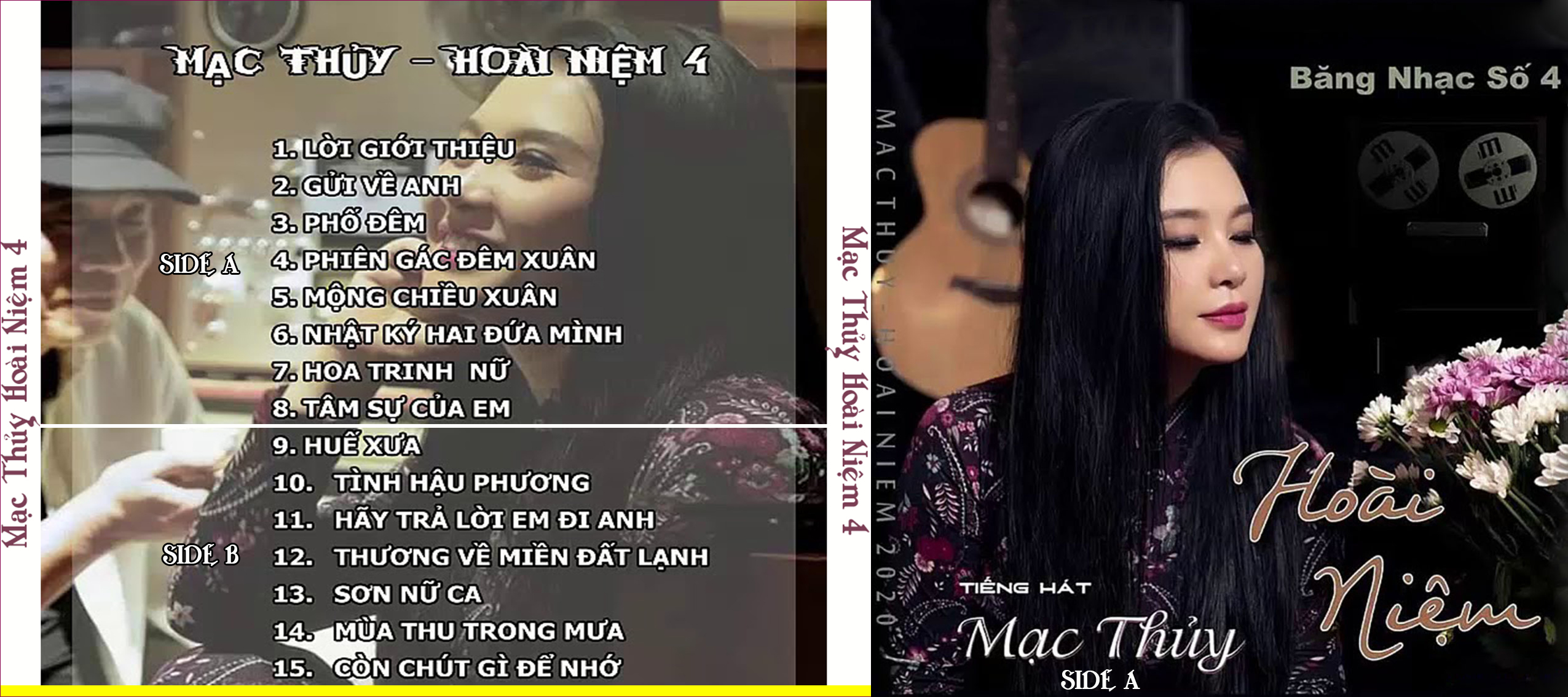 [Đăk Lăk ] Combo 10CD đĩa nhạc Mạc Thủy 1-2-3-4-5 (Mỗi album 2CD)
