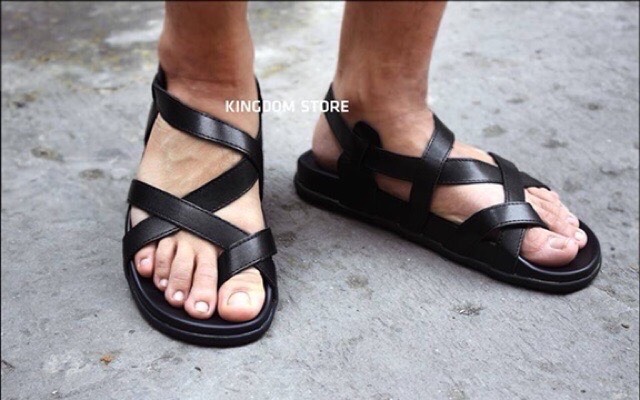 Dép sandal da nam đế cao su 1945 (free ship)
