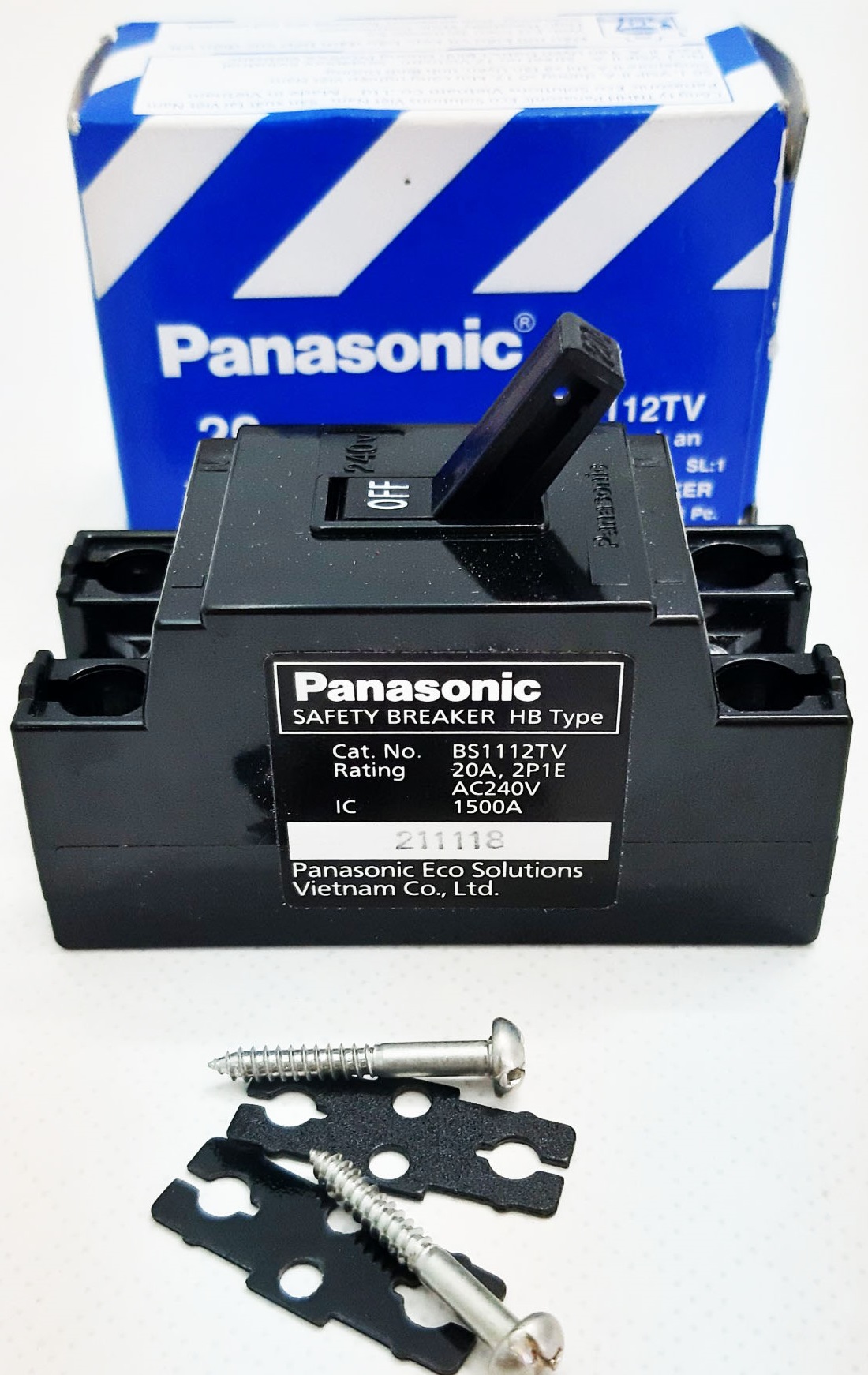 Bộ ngắt mạch an toàn CB cóc 20A Panasonic