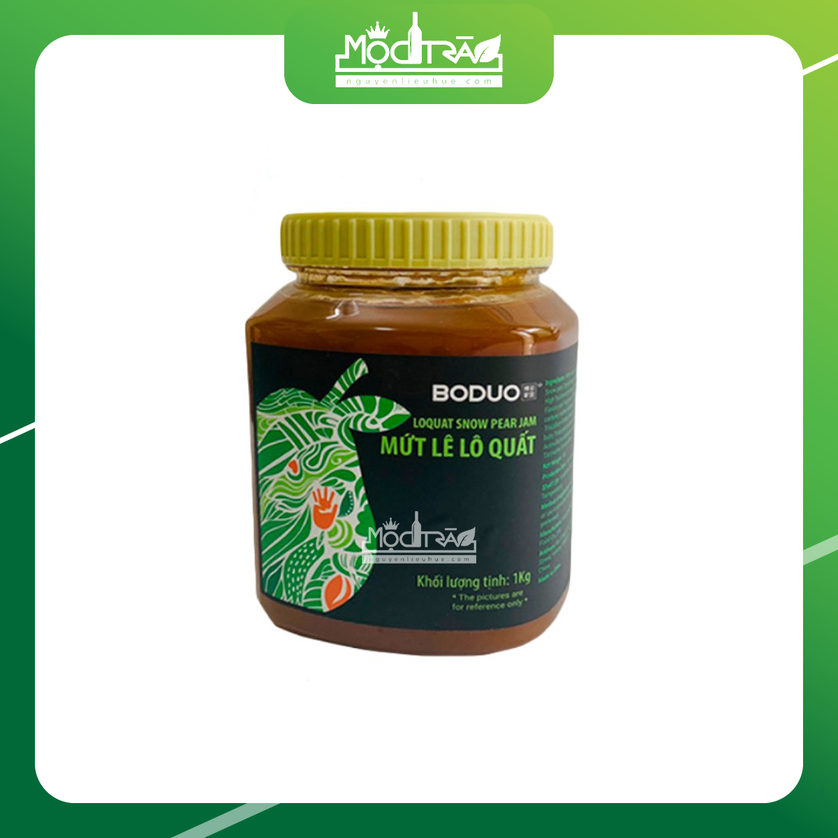 Mứt Boduo Lê Lô Quất hộp 1kg