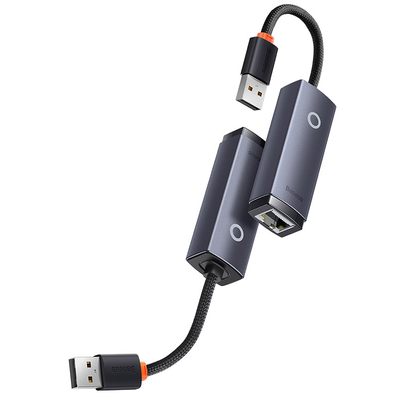 Đầu chuyển cổng usb-a/type - c sang rj45 lan port baseus lite series ethernet adapter
