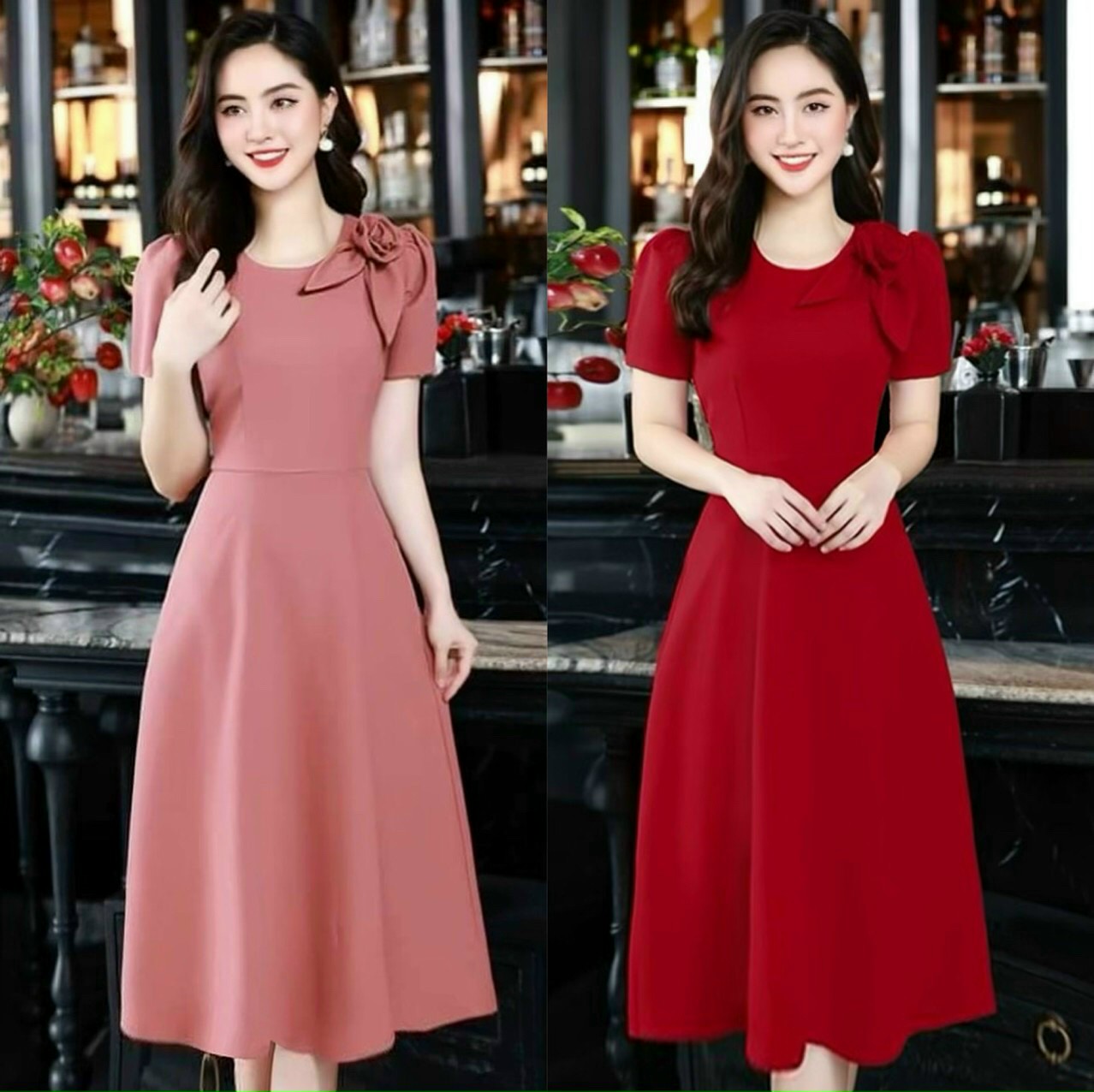Đầm Thiết Kế xinh xắn - YB220188