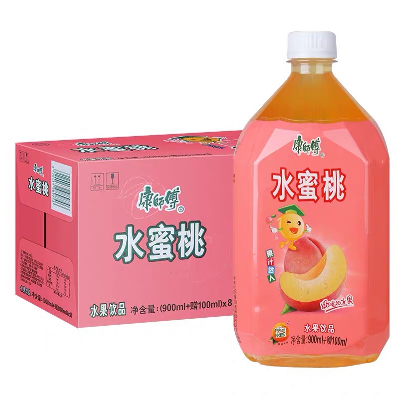 Nước Ép Đào Thanh Mát - chai 1 lít
