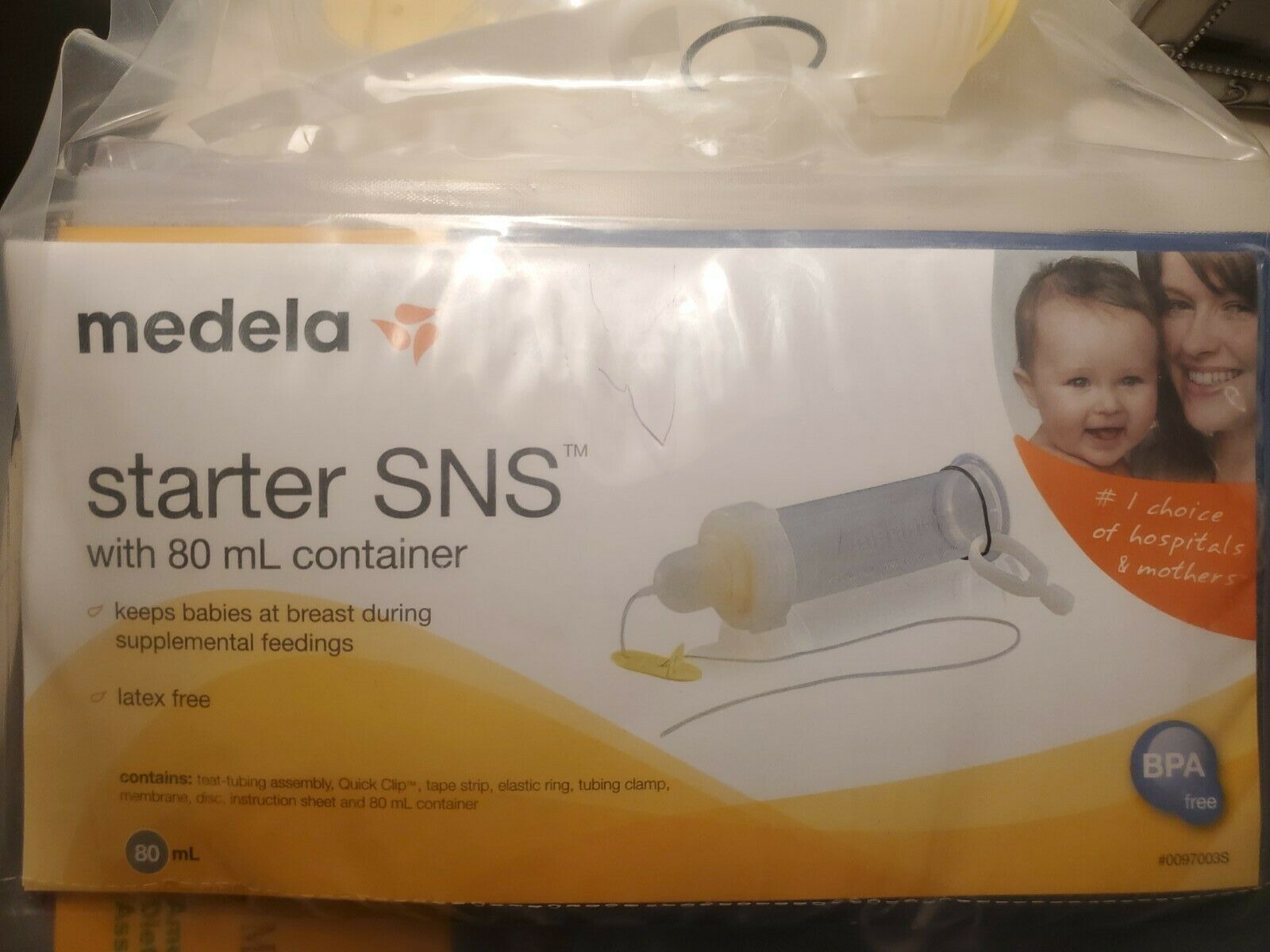 Bộ câu sữa Medela (Medela supplemental nursing system) 80ml