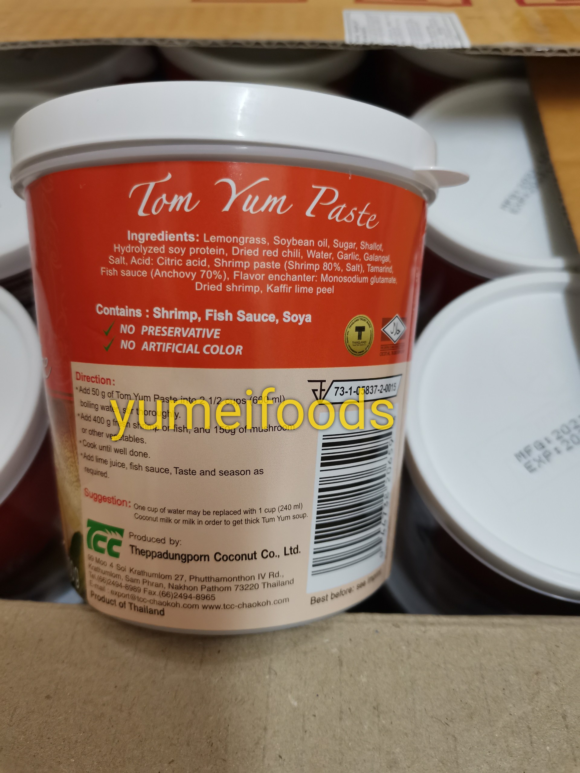 Gia Vị Lẩu Thái TomYum Paste 400gr Mae Ploy Thái Lan