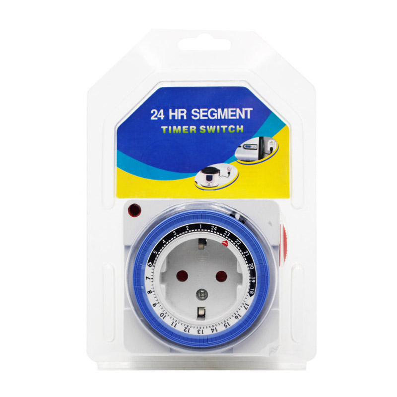 Eu 24 Hours Timer Switch Timer Plug In Mechanical Grounded Programmable ...