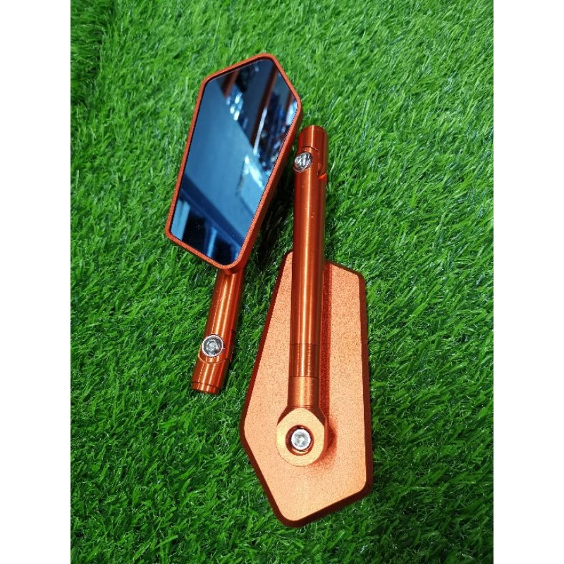 MOTO motorcycle Yamakoto Side mirror half long alloy cnc handle mtr ...