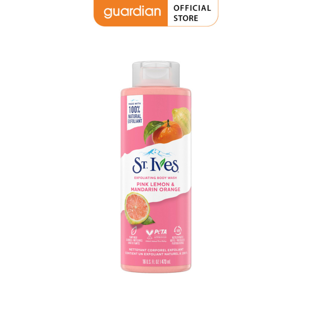 Sữa tắm chiết xuất cam chanh làm sáng da st.ives 473ml