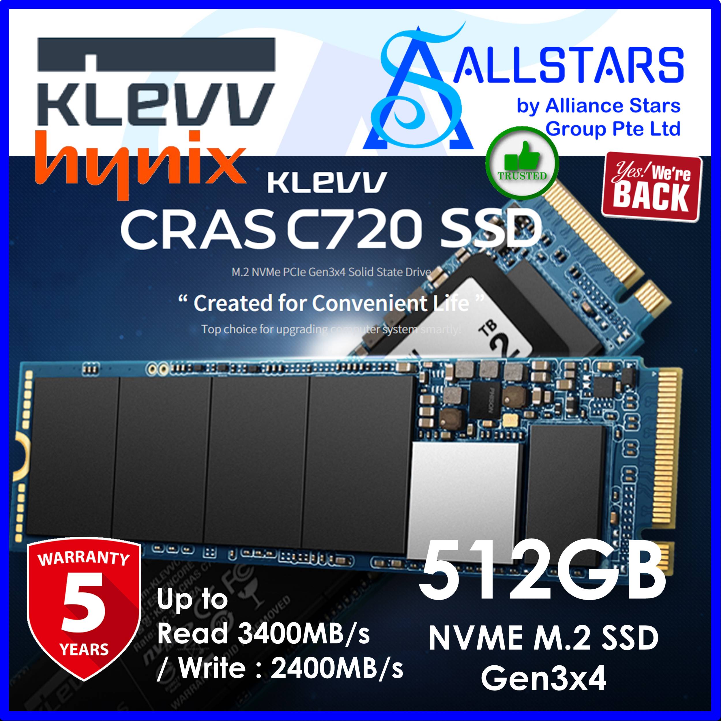 ALLSTARS We are Back DIY Storage Promo) KLEVV Cras C720
