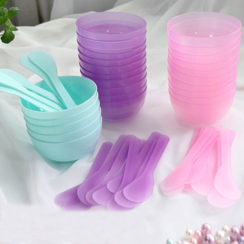Bát nhựa trộn mặt na