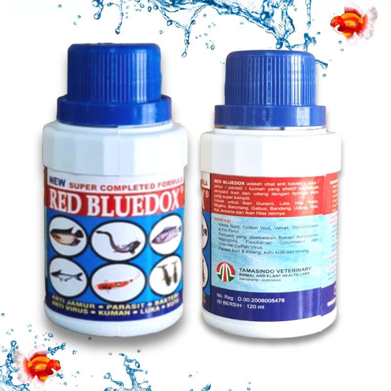 Obat Ikan Jamur Parasit Red Bluedox 120ML Tamasindo
