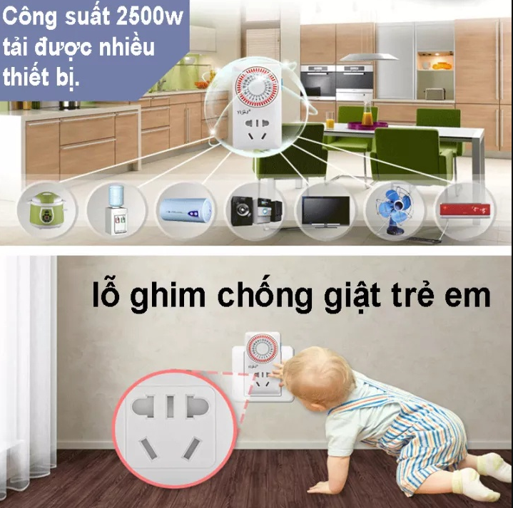 Ổ cắm hẹn giờ cơ TW960