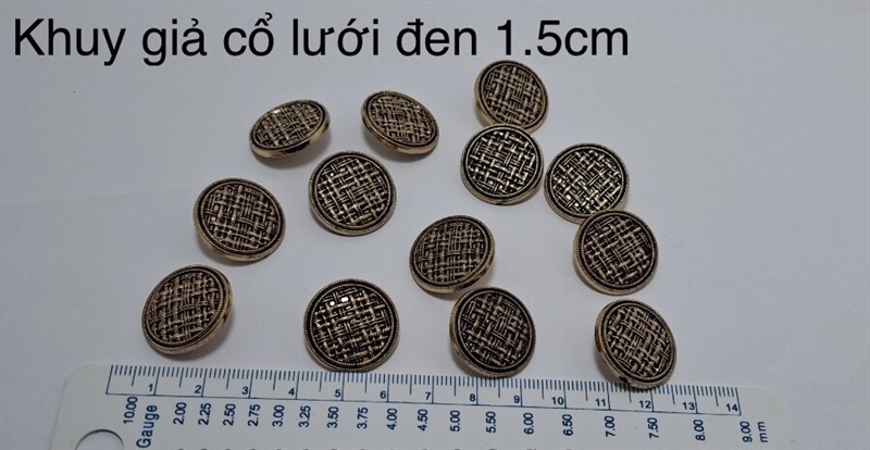 khuy áo kiểu các loại