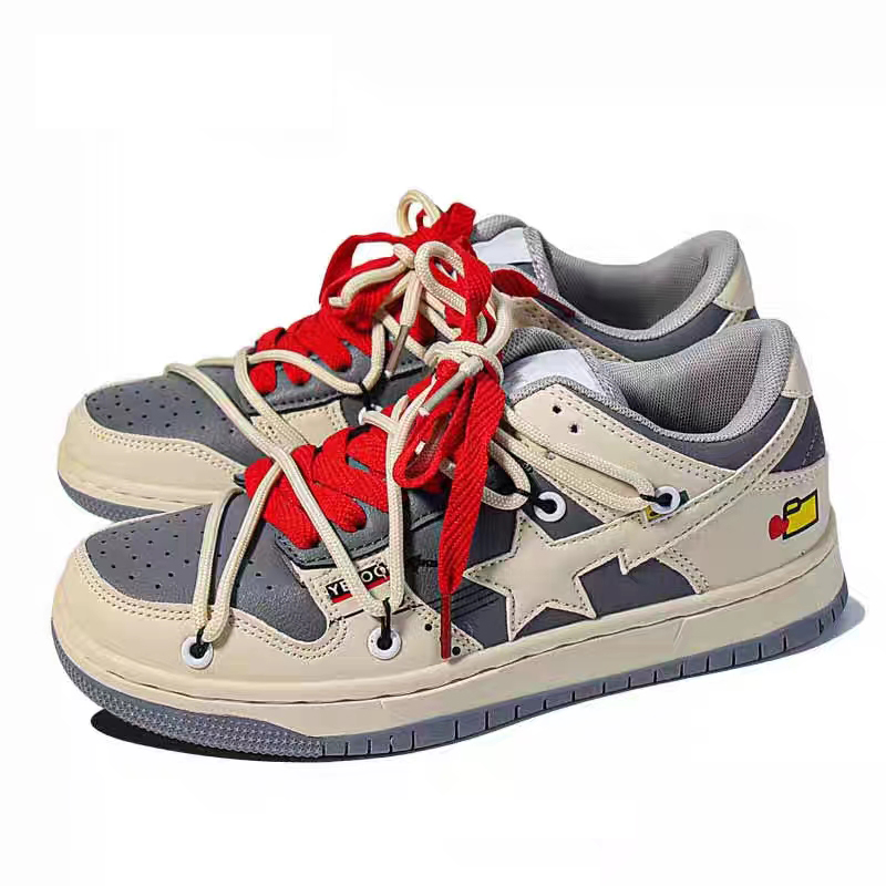 QiaoYiLuo Women's sneakers, knitted casual shoes, Korean version running shoes, light fashion shoes, sneakers women