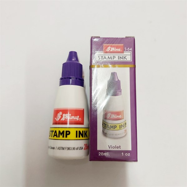 Mực con dấu shiny s64 tím