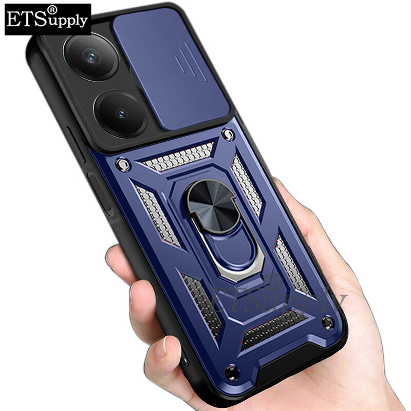 Phone case Realme GT NEO 6SE 6T GT6 Armor Ring Case Cover Adsorb Car Holder Shockproof Camera Protection Cover Back cover Realme GT6 GT NEO 6SE 6T 6 case