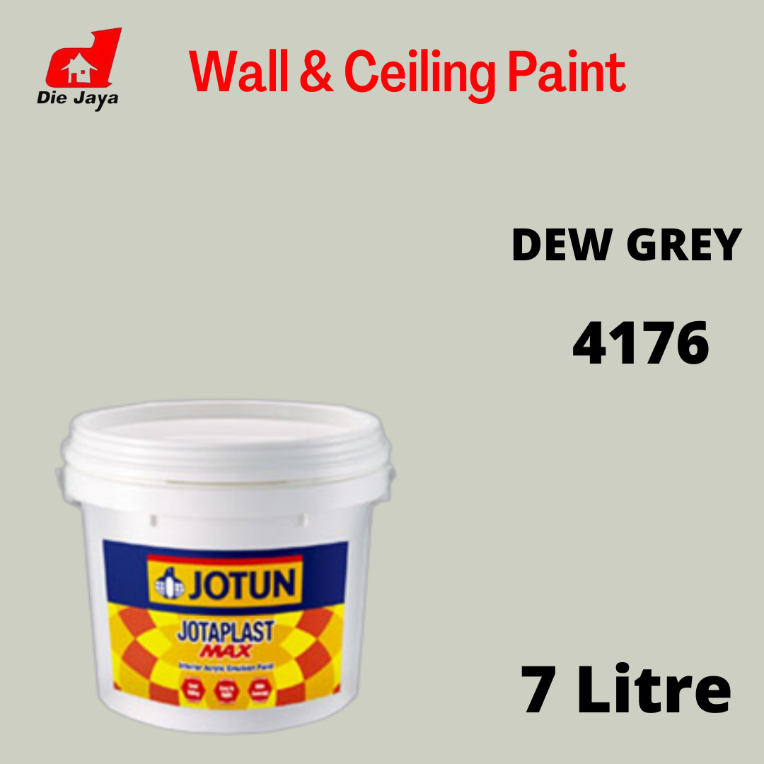 7 Liter JOTUN JOTAPLAST MAX DEW GREY 4176 Interior Acrylic Emulsion
