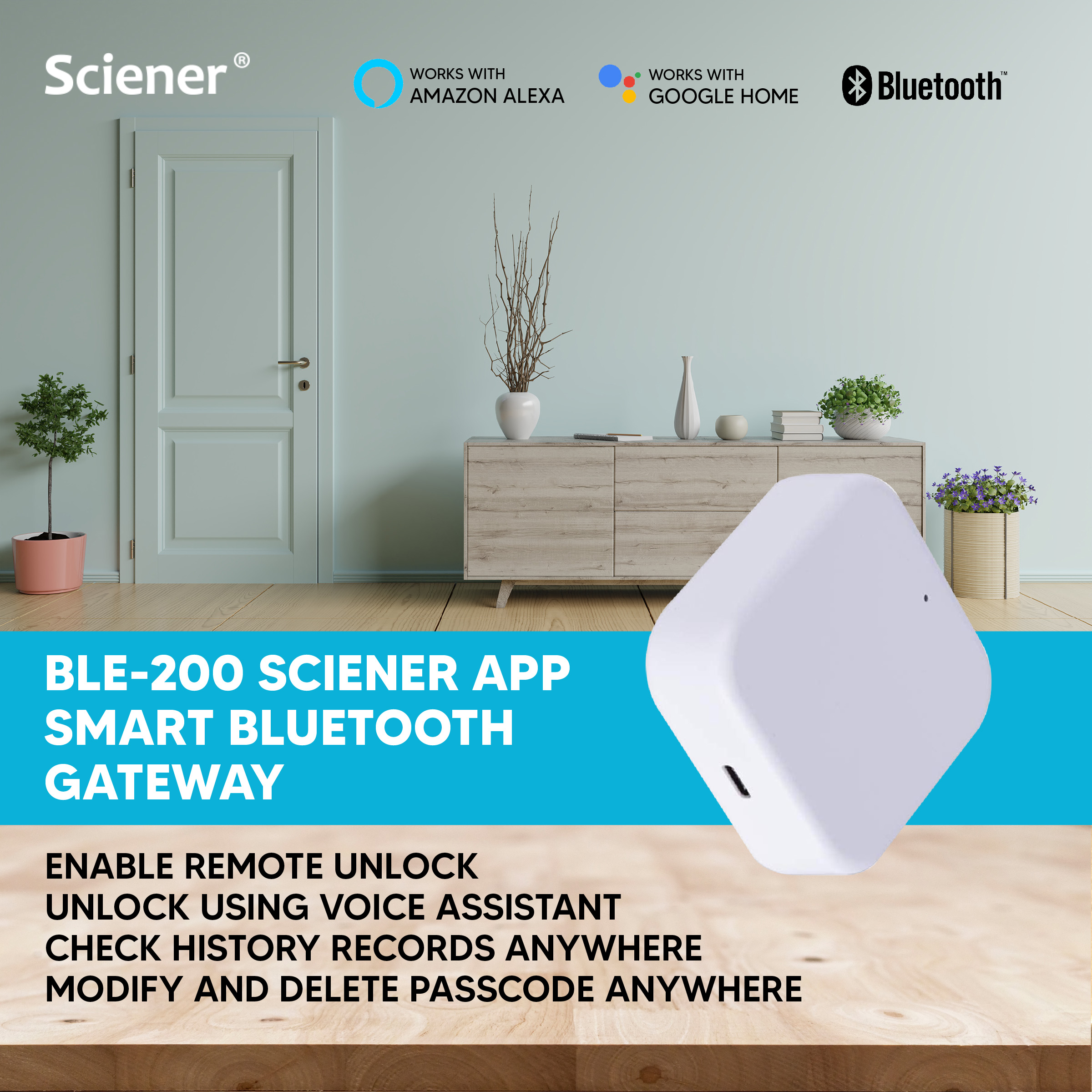 SCIENER APP - Smart Bluetooth Gateway 