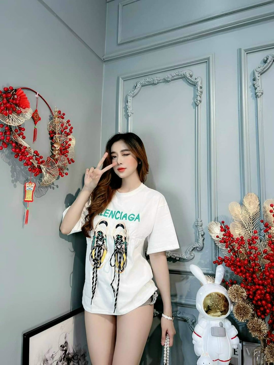 ÁO THUN NỮ HÌNH GIÀY SIÊU HÓT KXP63