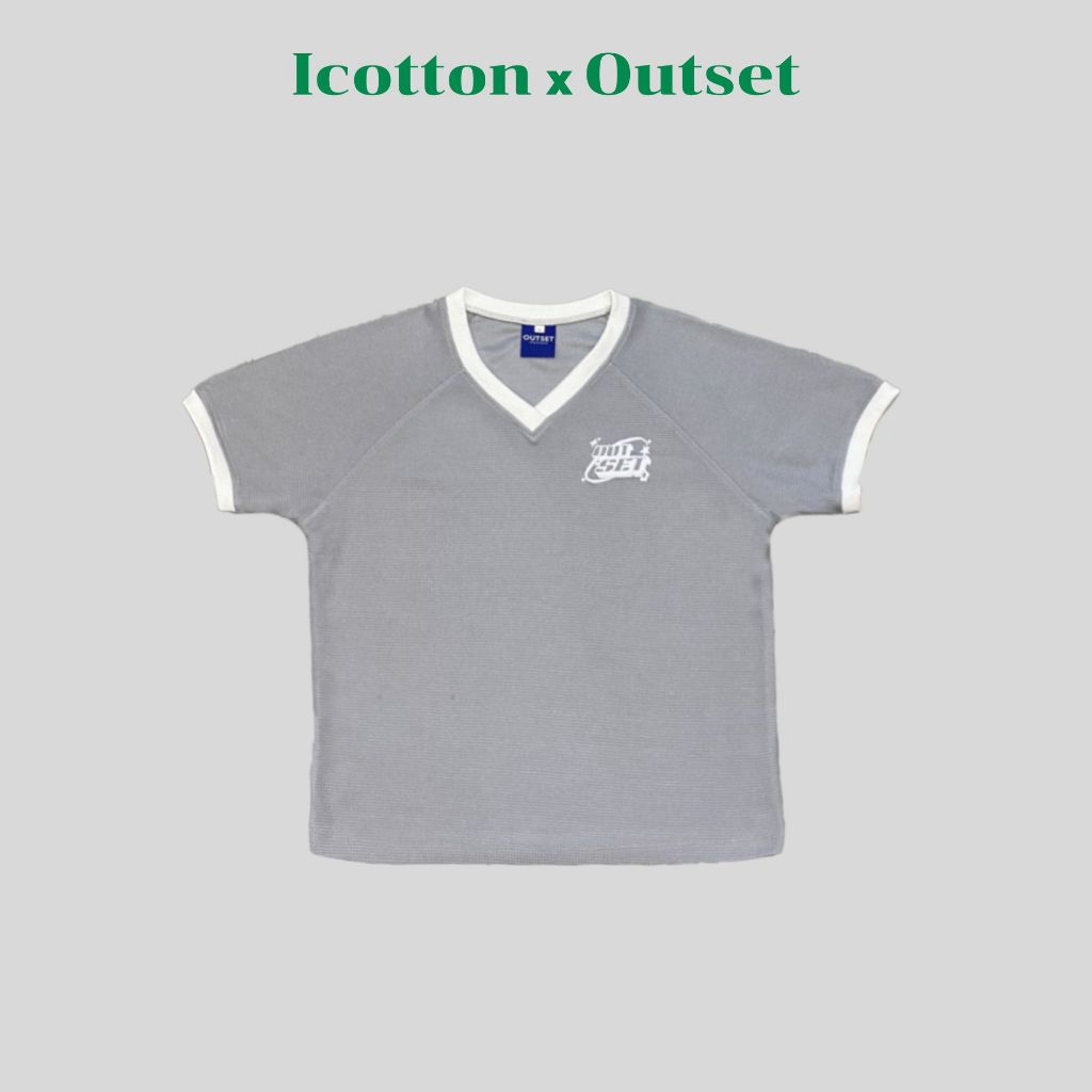 Áo thun nữ dáng ôm cổ tròn babytee tay ngắn outset