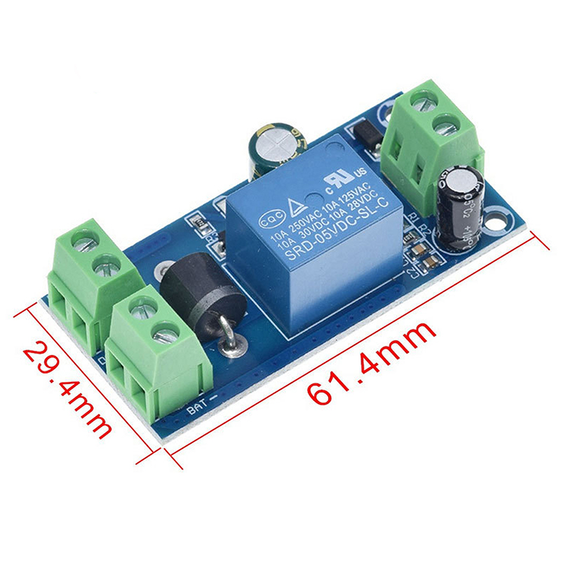 Duokon 5V ~ 48V 10A DC Power Supply / Battery Automatic Switch Module Emergency Shutdown Battery Controller Board Relay Module Shutdown Protection - View #13