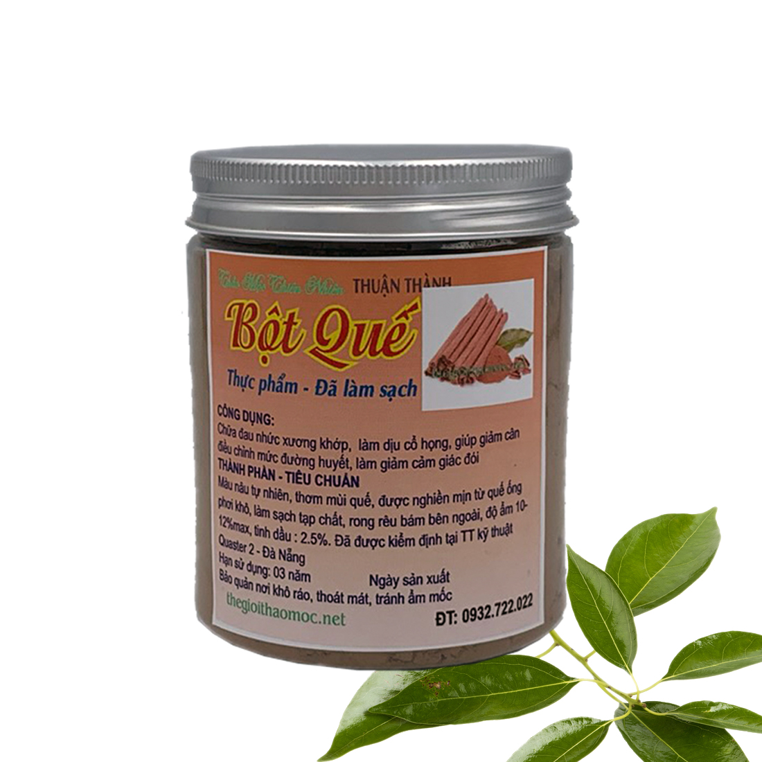 Bột Quế nguyên chất chất lượng cao 100g