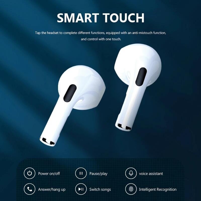 Thể thao tai nghe gắn tai không dây Tai nghe Bluetooth điều khiển bằng cảm ứng với mic không thấm nước TWS Tai nghe tai nghe stereo